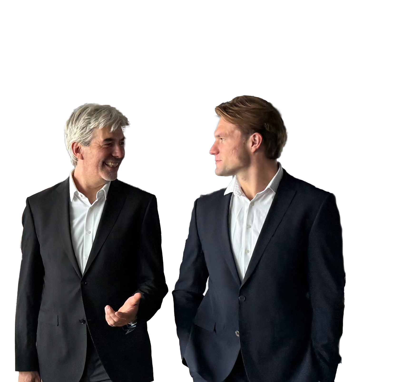 Matthias und Anton Fricke im Gespräch